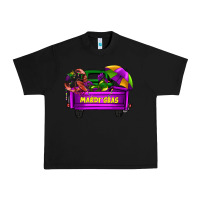 Black mardi grass umbrella with truck Urban Heavy Tee - AdoDesignShop