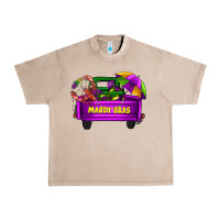 French Oak mardi grass umbrella with truck Urban Heavy Tee - AdoDesignShop