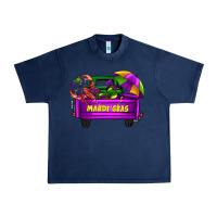 Navy mardi grass umbrella with truck Urban Heavy Tee - AdoDesignShop