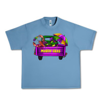Pebble Blue mardi grass umbrella with truck Urban Heavy Tee - AdoDesignShop
