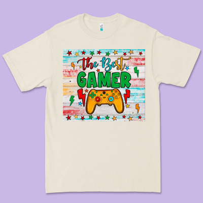 The Best Gamer Premium Tee Designed By Jahusdesignshop