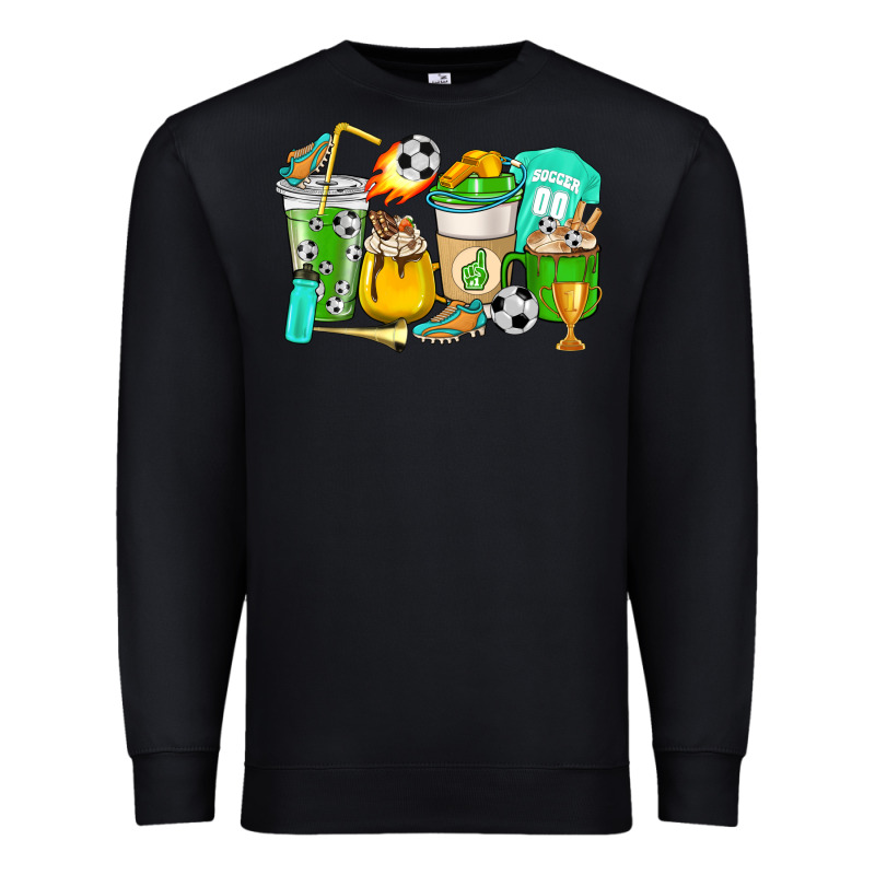 Football Coffee Cups Premium Sweatshirt by HowdyJamesFarm | Teevron