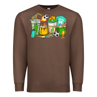 Chestnut Football coffee cups Premium Sweatshirt - HowdyJamesFarm