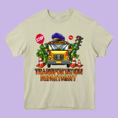 Transportation Department Heavy Core Tee Designed By Adodesignshop