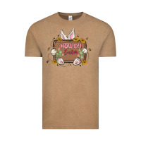 Vintage Coffee howdy easter Vintage Tee - MaliasSmallBusiness