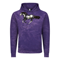 Cloud Purple American Paint Horse Vintage Hoodie - LillyAllenDesigns