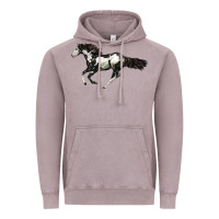 Vintage Zinc American Paint Horse Vintage Hoodie - LillyAllenDesigns