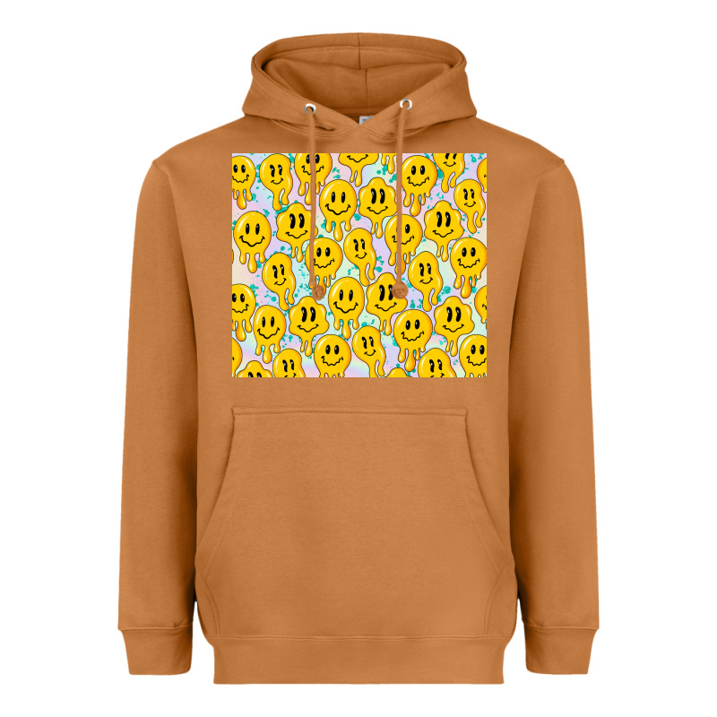 Retro Smiley Faces Heavyweight Hoodie by TumblerDesignByShophia | Teevron