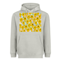 Moon Dust retro smiley faces Heavyweight Hoodie - TumblerDesignByShophia