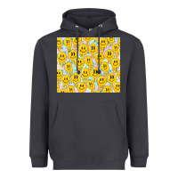 Smoke retro smiley faces Heavyweight Hoodie - TumblerDesignByShophia