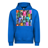 Cobalt colorful nail polish seamless pattern bbs Urban Hoodie - BundleAndBundleShop