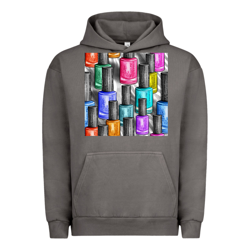 Colorful Nail Polish Seamless Pattern Bbs Urban Hoodie by BundleAndBundleShop | Teevron