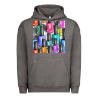 Pigment Tornado colorful nail polish seamless pattern bbs Urban Hoodie - BundleAndBundleShop