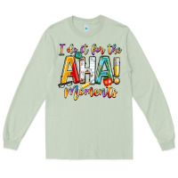 Matcha i do it for the aha moments Long Sleeve Tee - NancyCooperArtShop