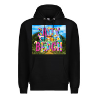 Black salty beach Premium Hoodie - TumblerDesignByShophia