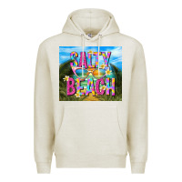 Oatmeal Heather salty beach Premium Hoodie - TumblerDesignByShophia