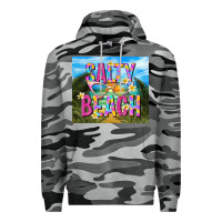 Slate Camo salty beach Premium Hoodie - TumblerDesignByShophia