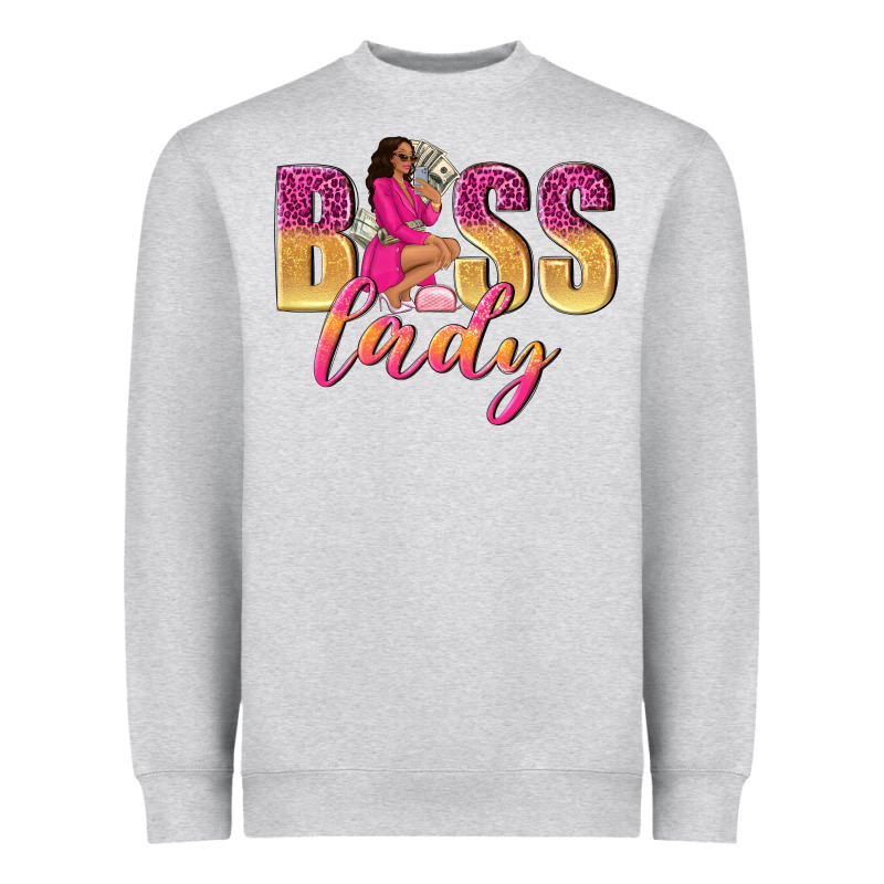 Boss Lady Afro Woman Heavyweight Sweatshirt by NancyCooperArtShop | Teevron