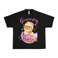 Black groovy chick easter Urban Heavy Tee - MaliasSmallBusiness