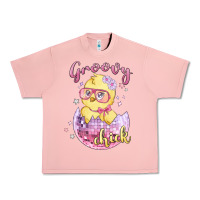 Salmon groovy chick easter Urban Heavy Tee - MaliasSmallBusiness