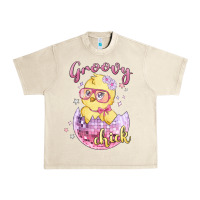 Sandshell groovy chick easter Urban Heavy Tee - MaliasSmallBusiness
