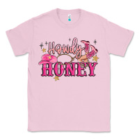 Bubblegum Pink howdy honey Classic Tee - MaliasSmallBusiness