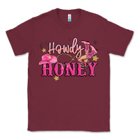 Burgundy howdy honey Classic Tee - MaliasSmallBusiness