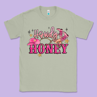 Howdy Honey Classic Tee Designed By Maliassmallbusiness