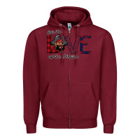 Burgundy For The Love Of The Pirates Zipper Hoodie - Bettercallsaul