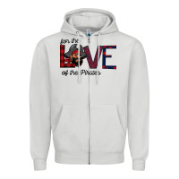 Dove Grey For The Love Of The Pirates Zipper Hoodie - Bettercallsaul