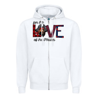 White For The Love Of The Pirates Zipper Hoodie - Bettercallsaul
