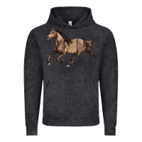 Vintage Black Missouri Fox Trotter horse Vintage Hoodie - LillyAllenDesigns