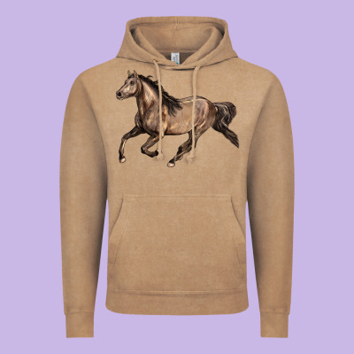 Missouri Fox Trotter Horse Vintage Hoodie Designed By Lillyallendesigns