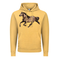 Vintage Mustard Missouri Fox Trotter horse Vintage Hoodie - LillyAllenDesigns