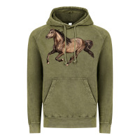 Vintage Olive Missouri Fox Trotter horse Vintage Hoodie - LillyAllenDesigns