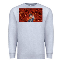 Heather Grey wizard boy and owl Premium Sweatshirt - TumblerDesignByShophia