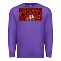 Purple wizard boy and owl Premium Sweatshirt - TumblerDesignByShophia