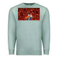 Seafoam wizard boy and owl Premium Sweatshirt - TumblerDesignByShophia