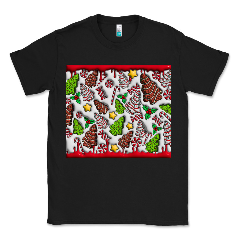 Christmas Cakes Classic Tee by CowhideDigitalArt | Teevron