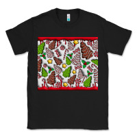 Black Christmas Cakes Classic Tee - CowhideDigitalArt