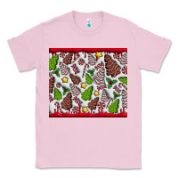 Bubblegum Pink Christmas Cakes Classic Tee - CowhideDigitalArt