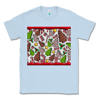 Dusty Blue Christmas Cakes Classic Tee - CowhideDigitalArt