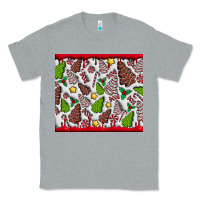 Heather Grey Christmas Cakes Classic Tee - CowhideDigitalArt