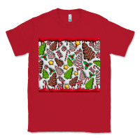 Red Christmas Cakes Classic Tee - CowhideDigitalArt
