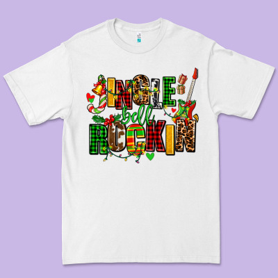 Jingle Bell Rockin Premium Tee Designed By Adodesignshop