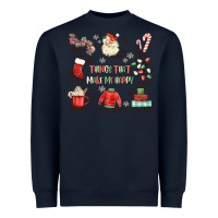 Navy thing that make me happy Heavyweight Sweatshirt - MaliasSmallBusiness
