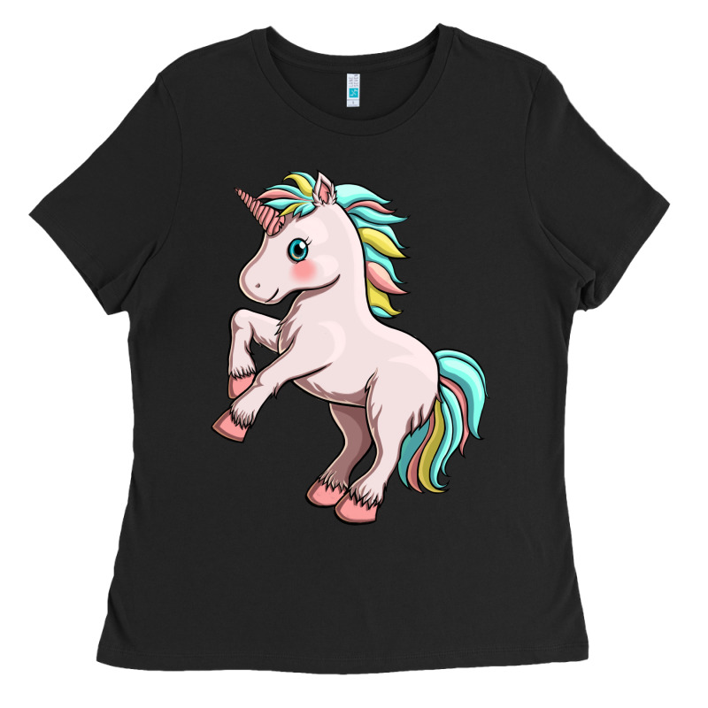 Cute Unicorn Ladies Tee by FaDigitalArtStudio | Teevron