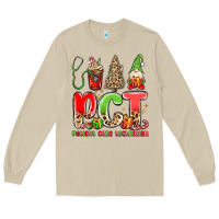 Mushroom pct patient care technician christmas Long Sleeve Tee - MaliasSmallBusiness