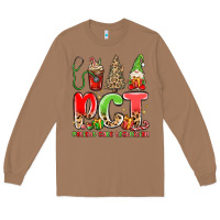Toasted Coconut pct patient care technician christmas Long Sleeve Tee - MaliasSmallBusiness