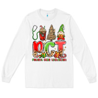 White pct patient care technician christmas Long Sleeve Tee - MaliasSmallBusiness